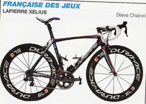 Veste Cyclisme Vintage Nalini FDJ - Française Des Jeux - Lapierre - Multicolore